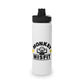 Monkey MisFit Stainless Steel Water Bottle, Sports Lid