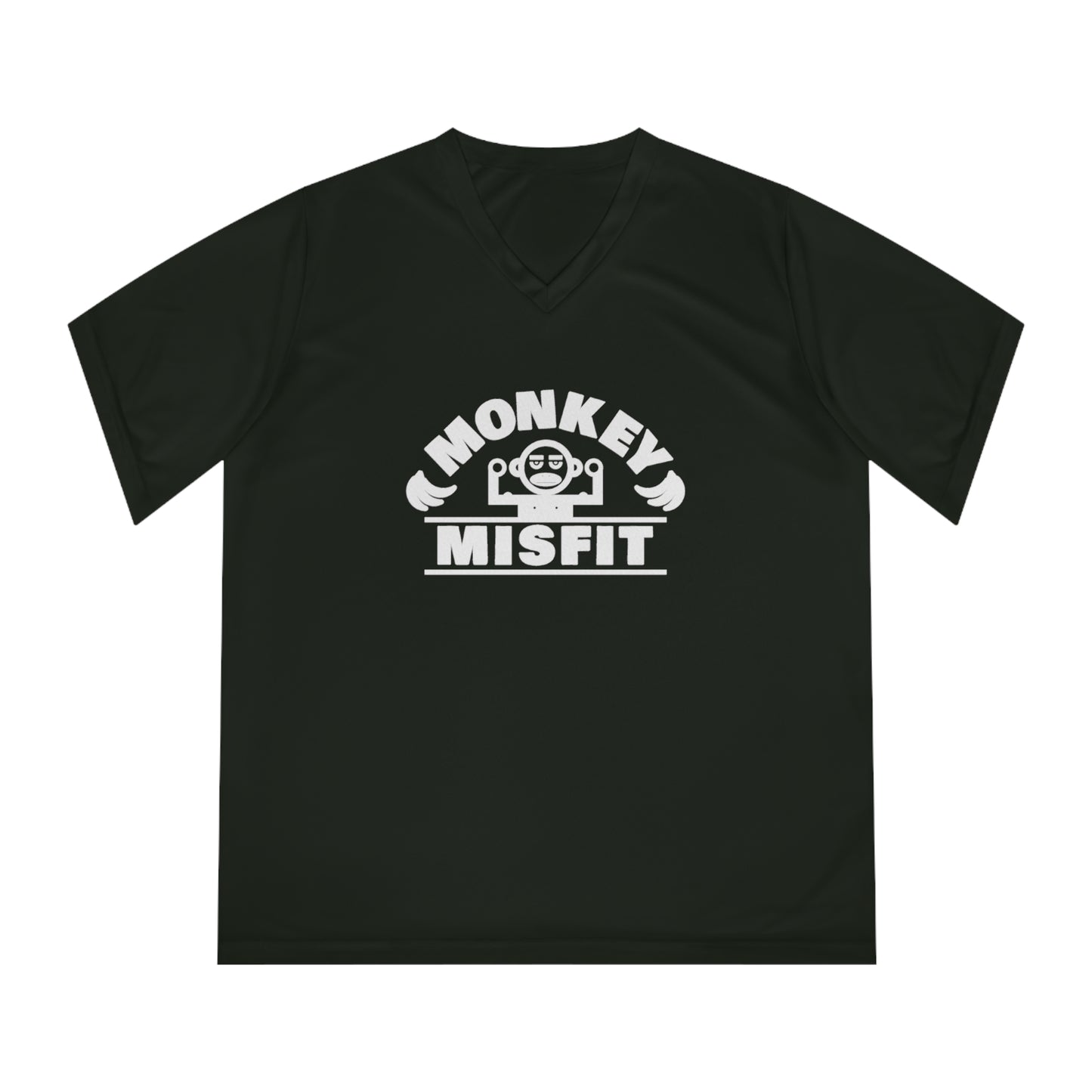 Monkey MisFit Women's Performance V-Neck T-Shirt