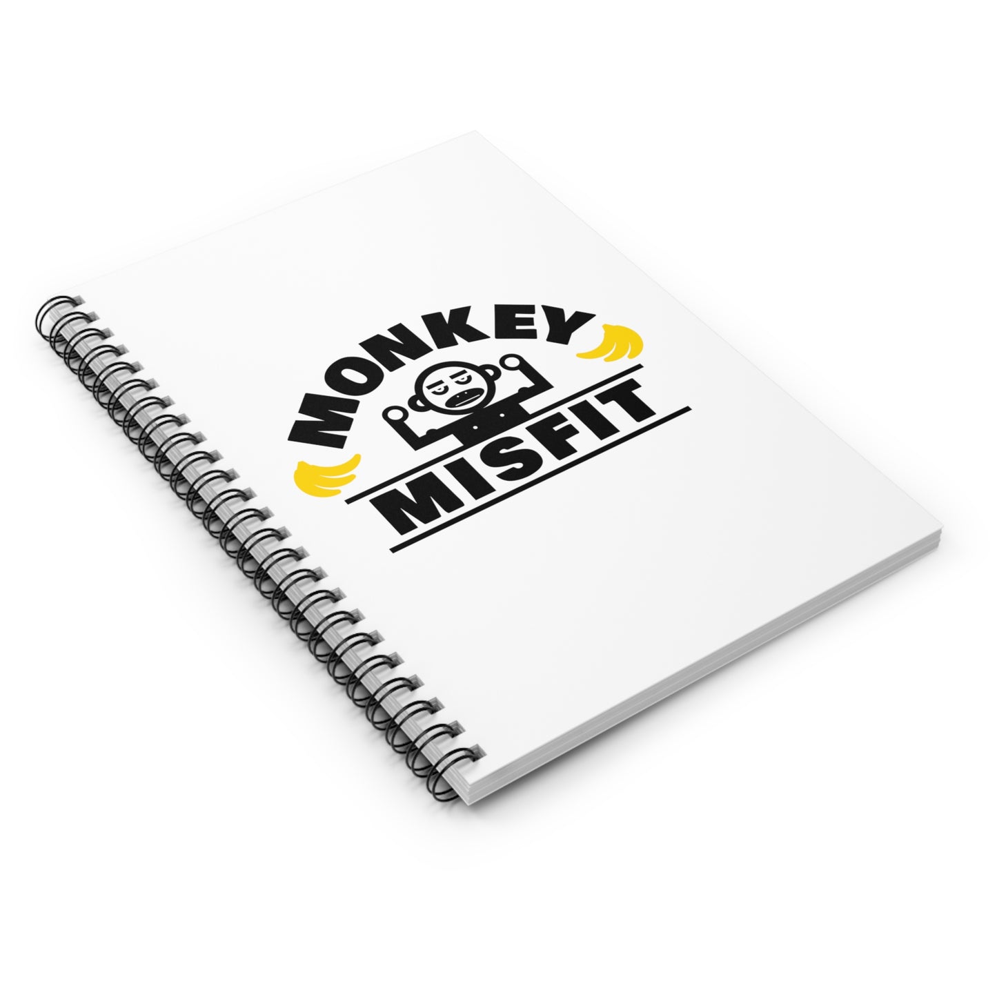 Monkey MisFit Spiral Notebook