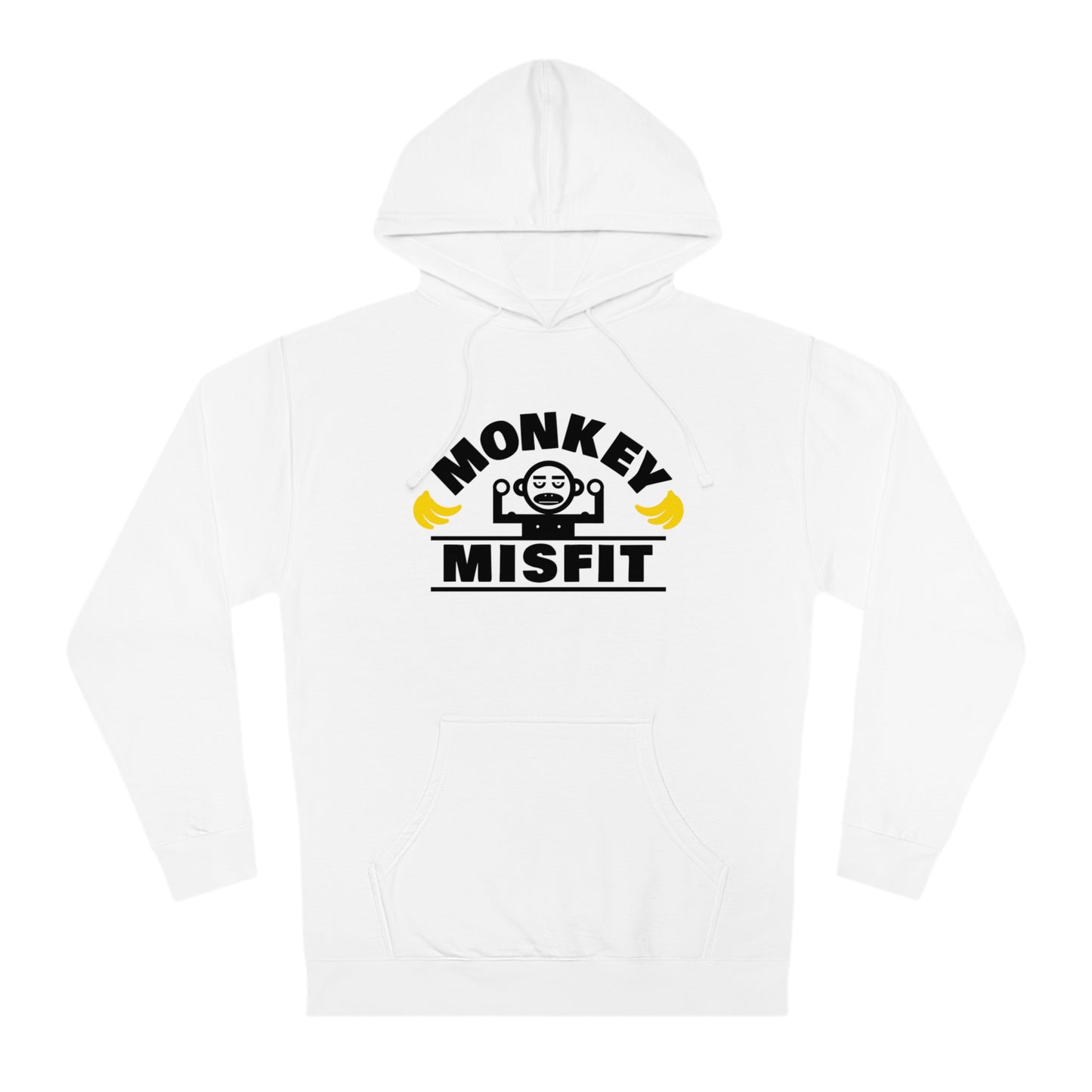 Monkey MisFit Mens Hooded Sweatshirt