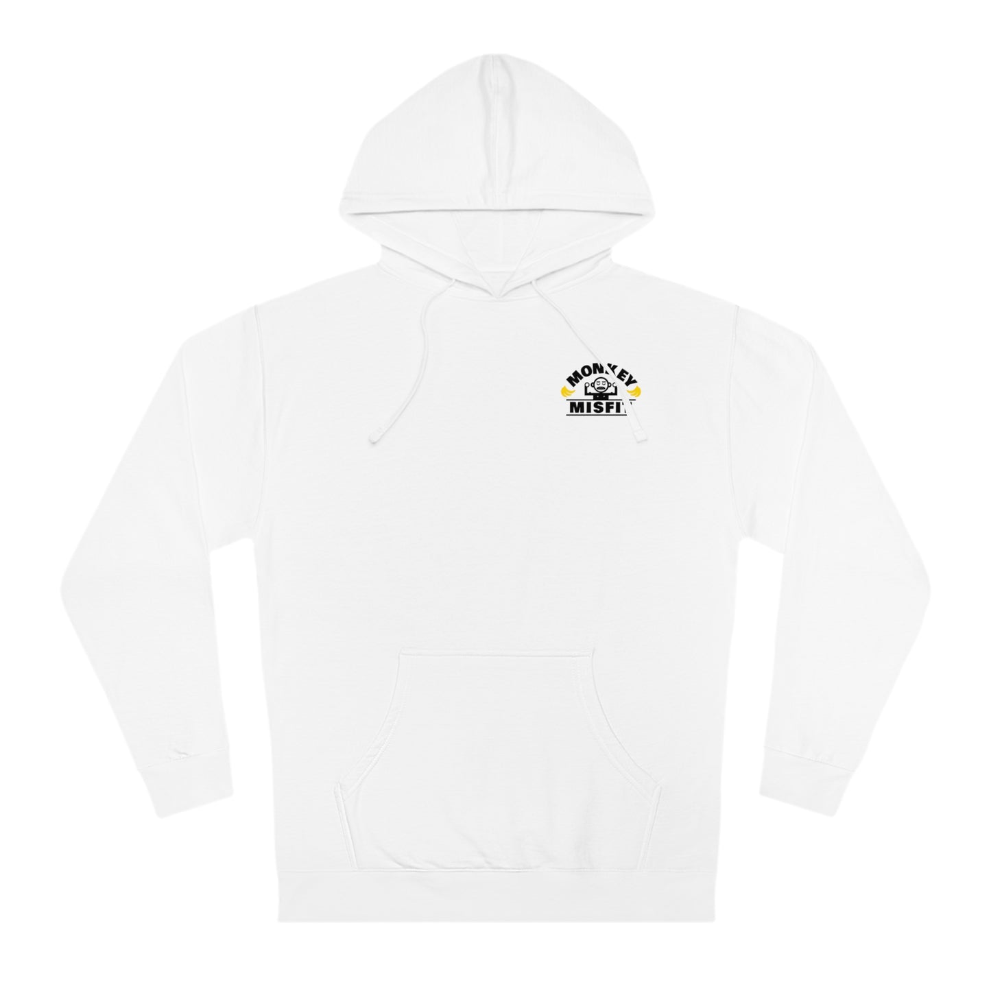 Monkey MisFit Mens Hooded Sweatshirt - Small Logo