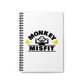 Monkey MisFit Spiral Notebook