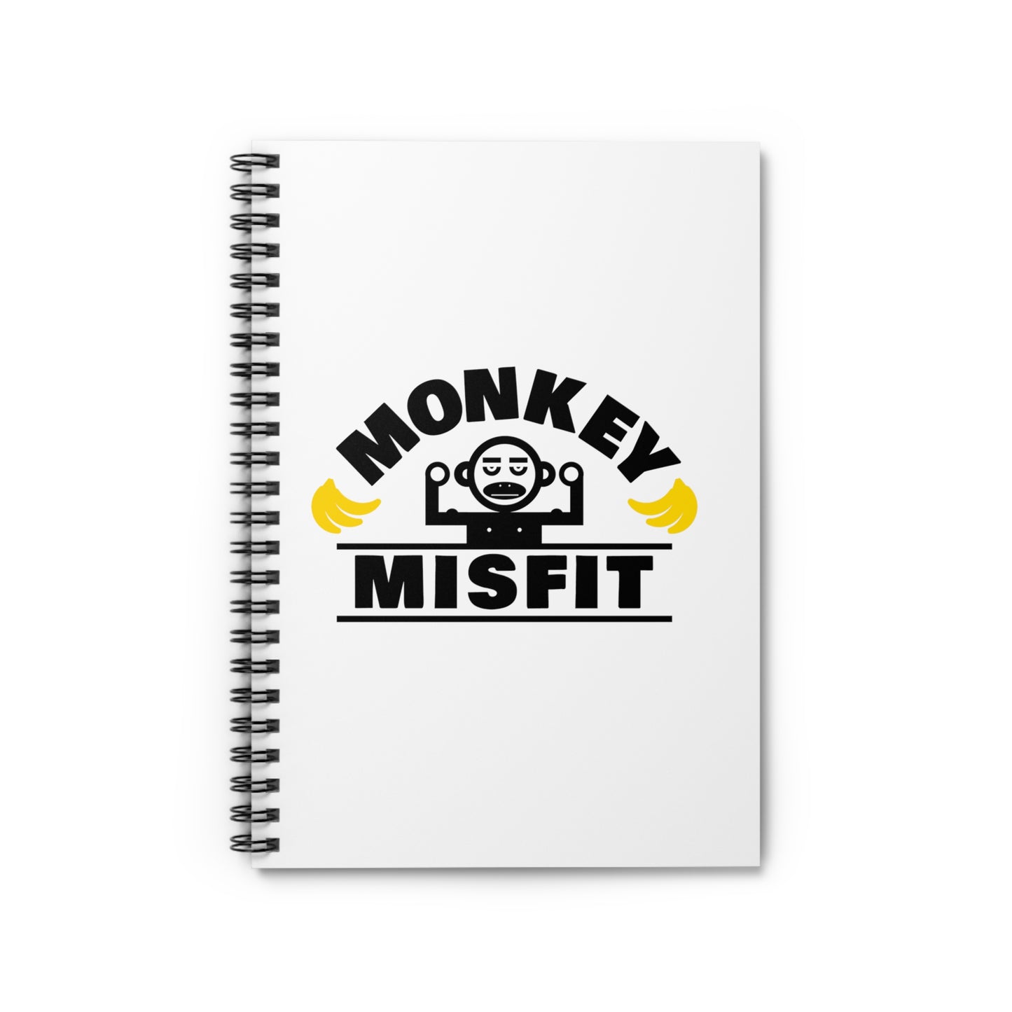 Monkey MisFit Spiral Notebook