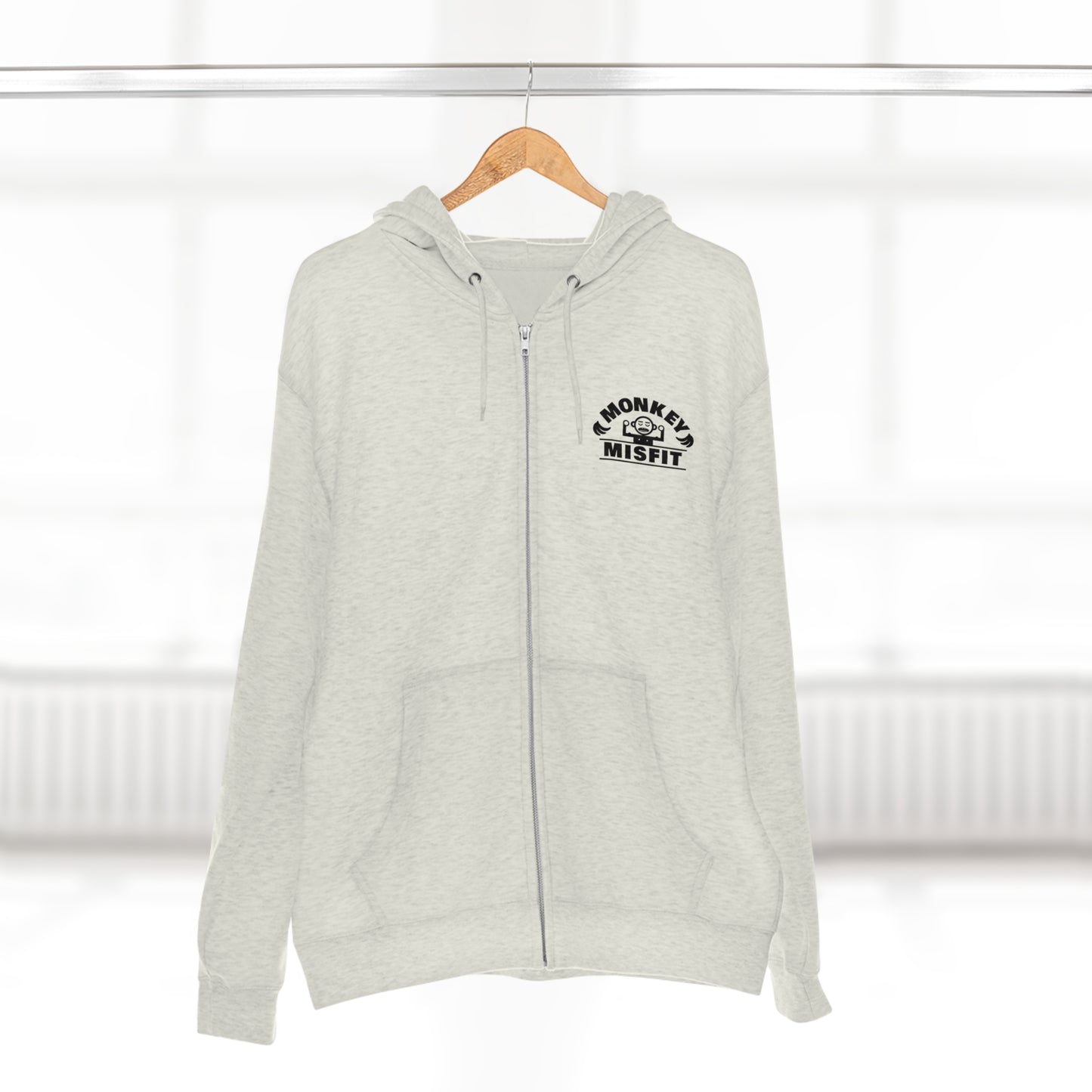 Monkey MisFit Premium Full Zip Hoodie