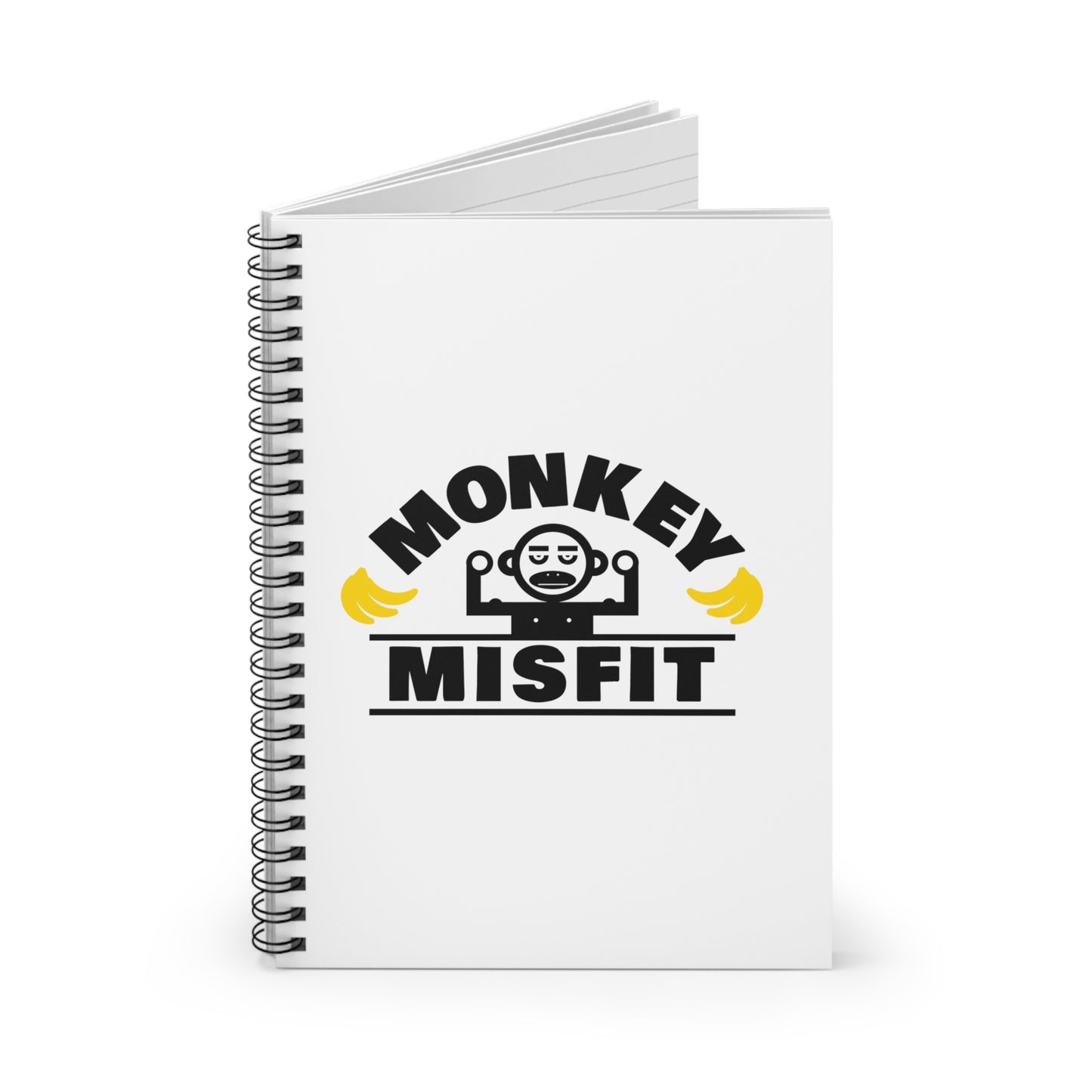 Monkey MisFit Spiral Notebook