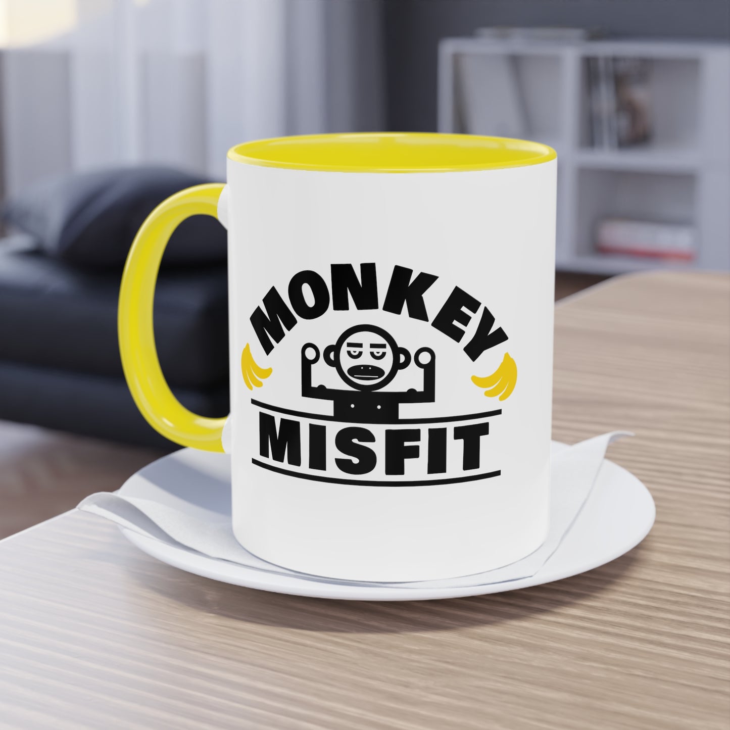 Monkey MisFit Coffee Mug, 11oz