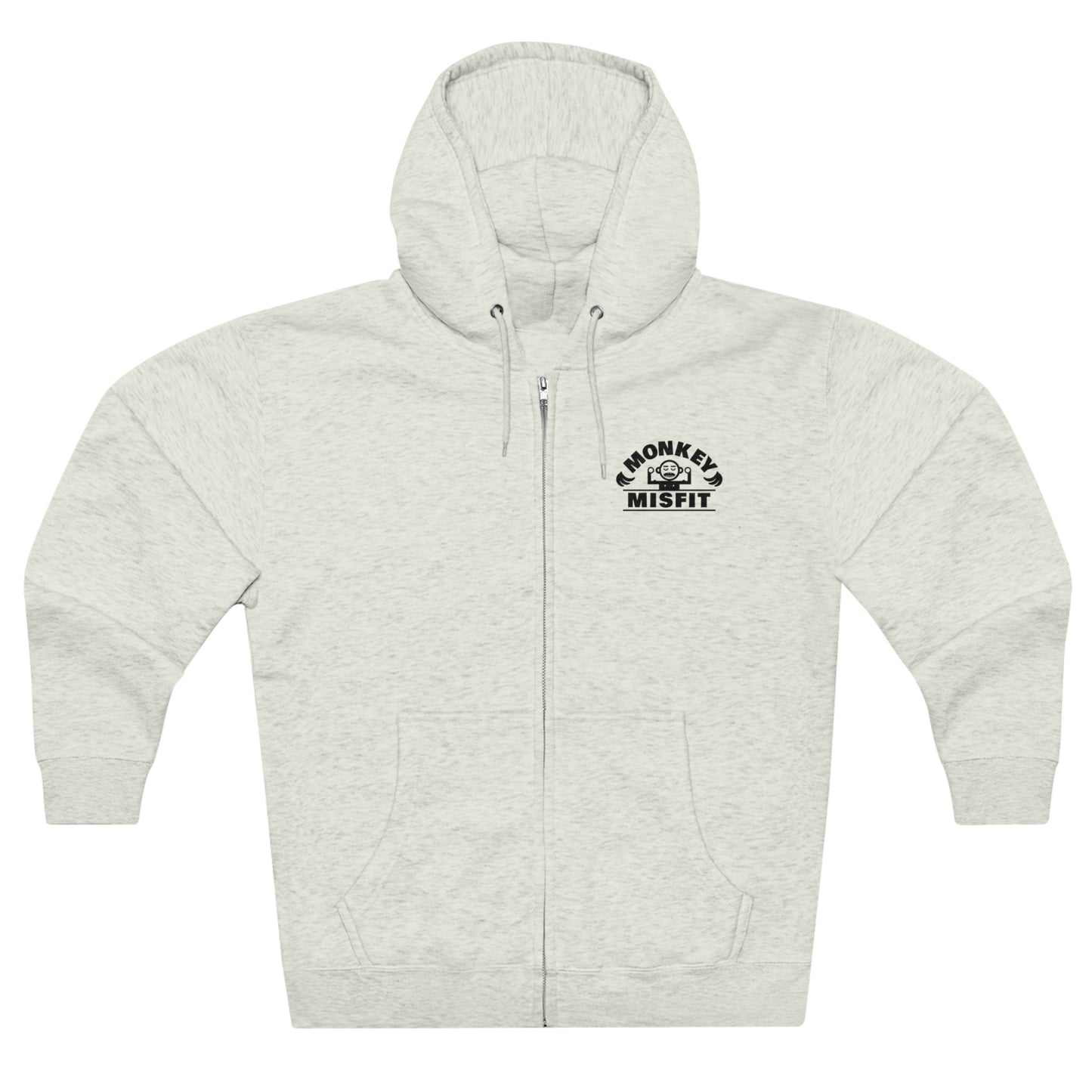 Monkey MisFit Premium Full Zip Hoodie