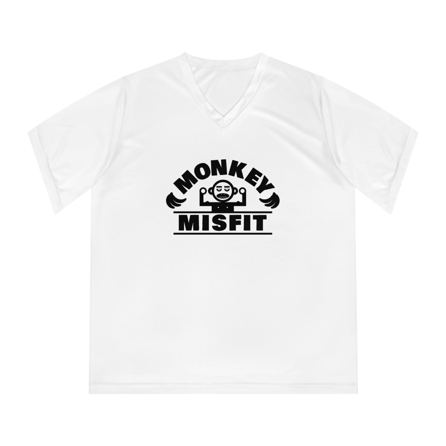 Monkey MisFit Women's Performance V-Neck T-Shirt