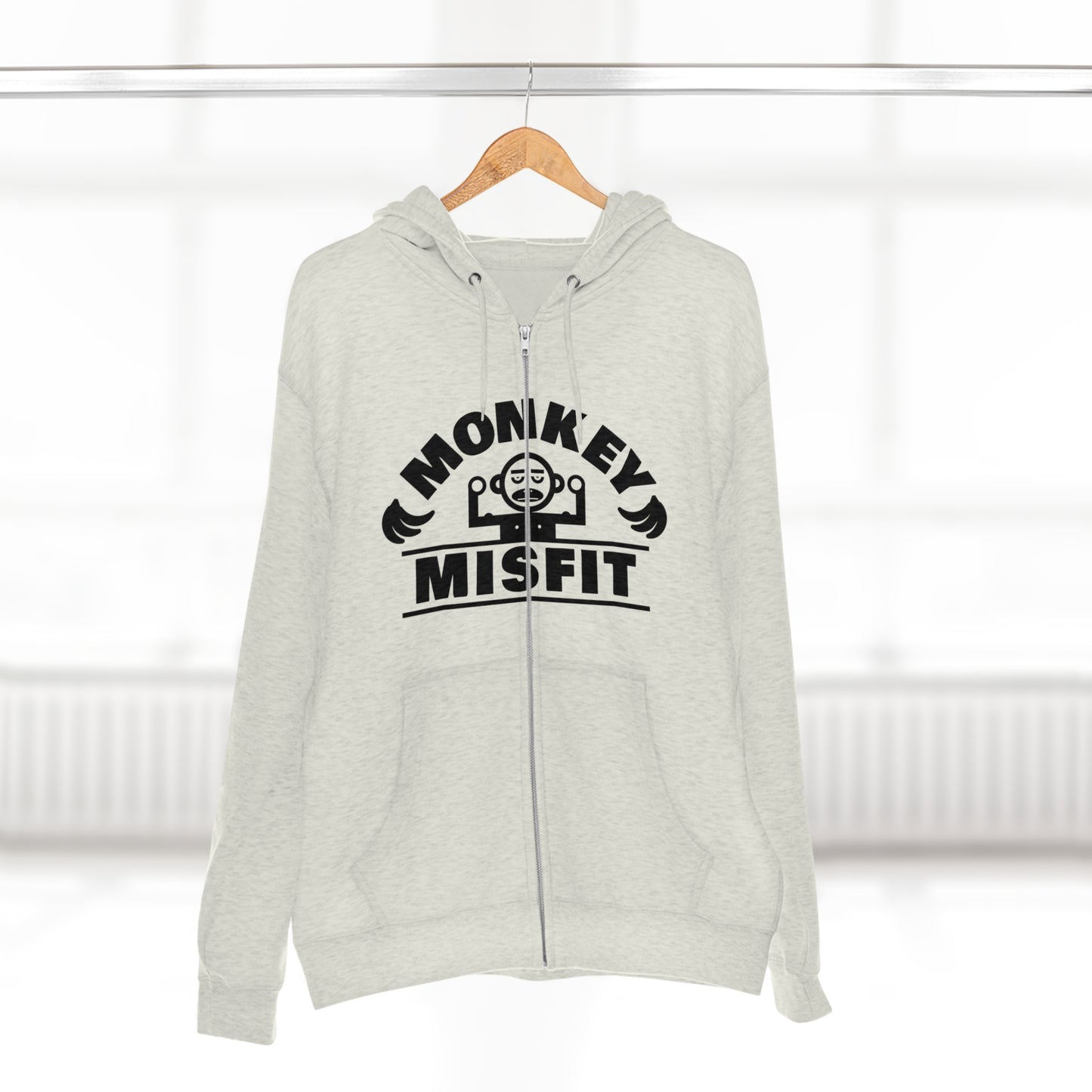 Monkey MisFit Premium Full Zip Hoodie