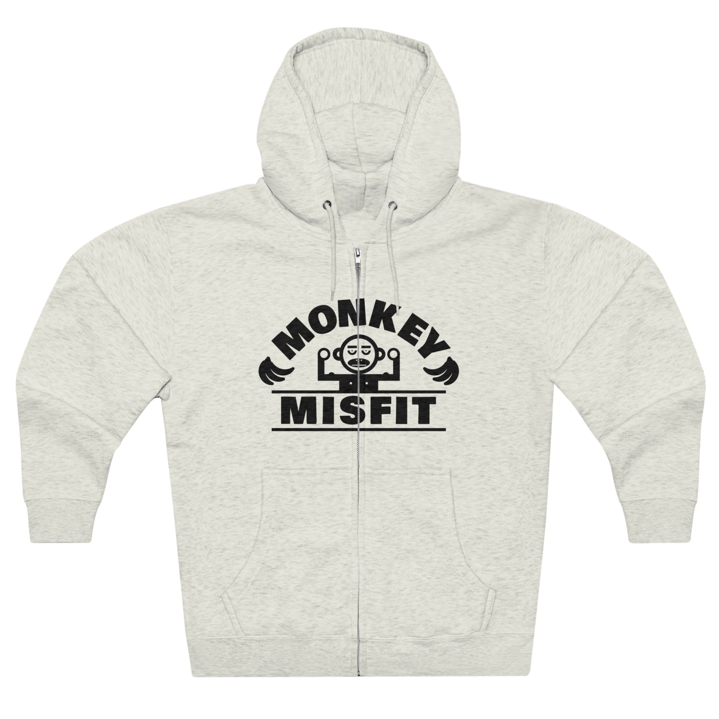 Monkey MisFit Premium Full Zip Hoodie