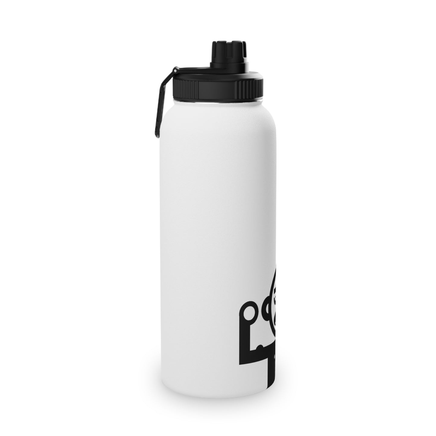 Monkey MisFit Stainless Steel Water Bottle, Sports Lid