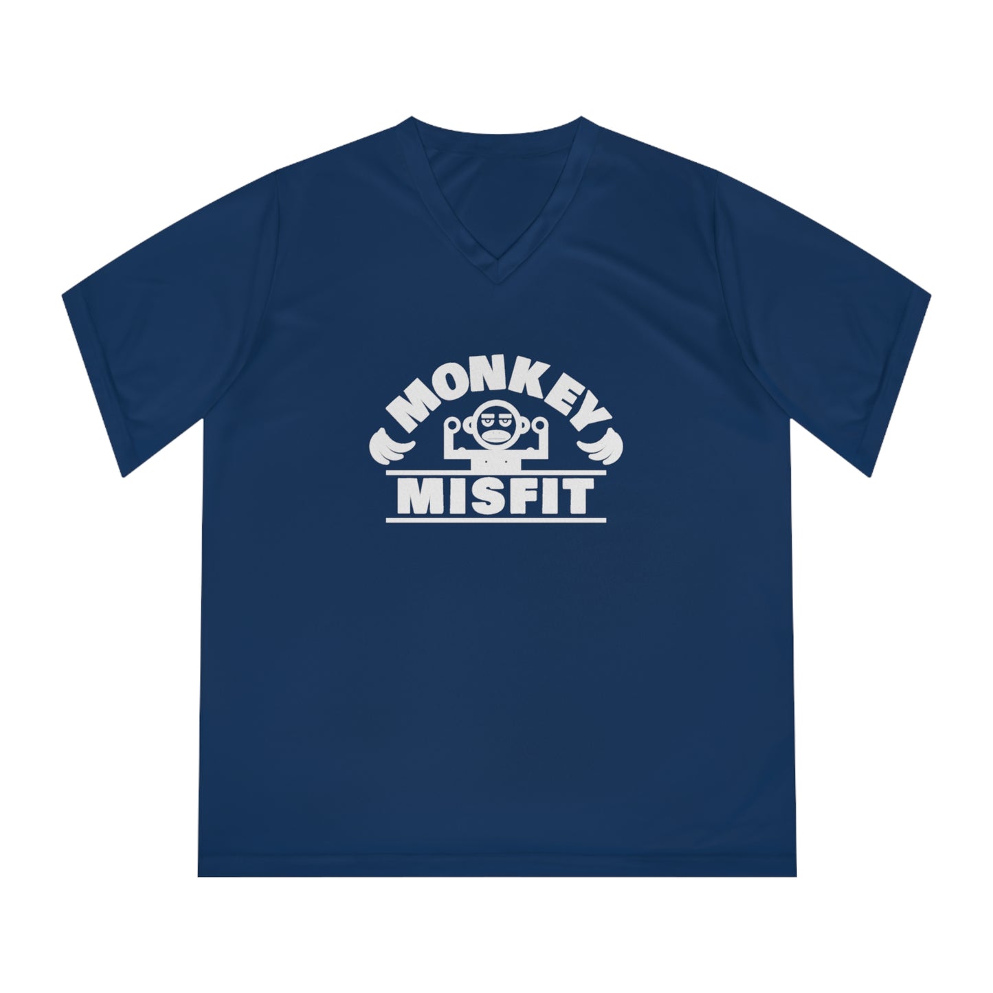 Monkey MisFit Women's Performance V-Neck T-Shirt