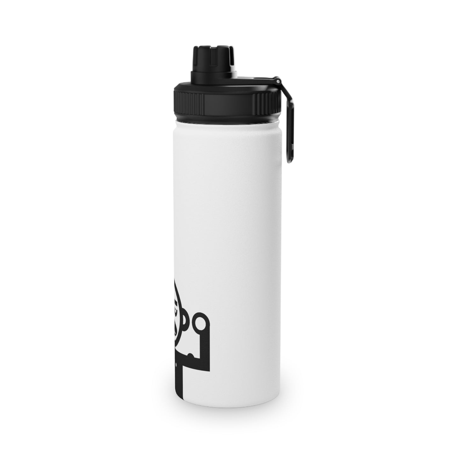 Monkey MisFit Stainless Steel Water Bottle, Sports Lid