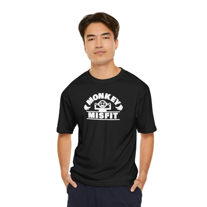 Monkey MisFit Men's Performance T-Shirt - Large Logo