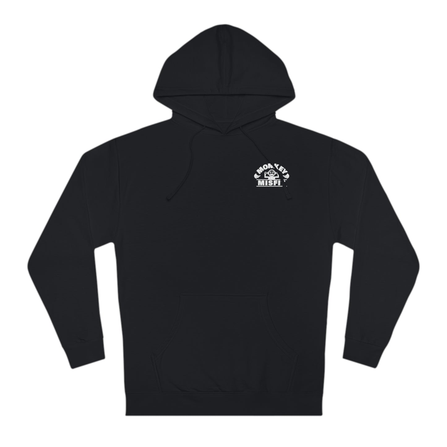 Monkey MisFit Mens Hooded Sweatshirt - Small Logo