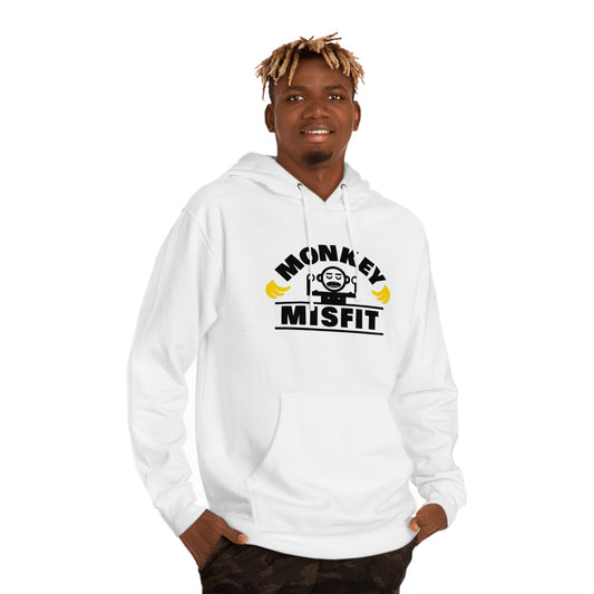 Monkey MisFit Mens Hooded Sweatshirt