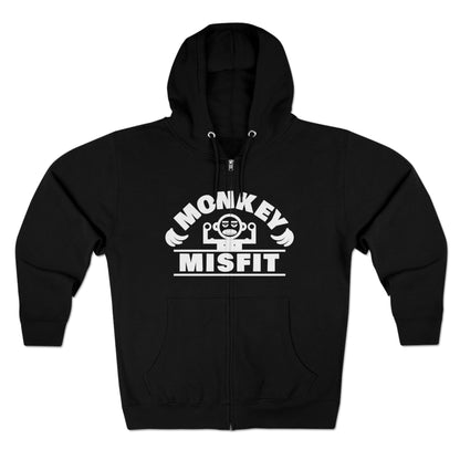 Monkey MisFit Premium Full Zip Hoodie