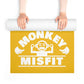 Monkey MisFit Foam Yoga Mat - Yellow