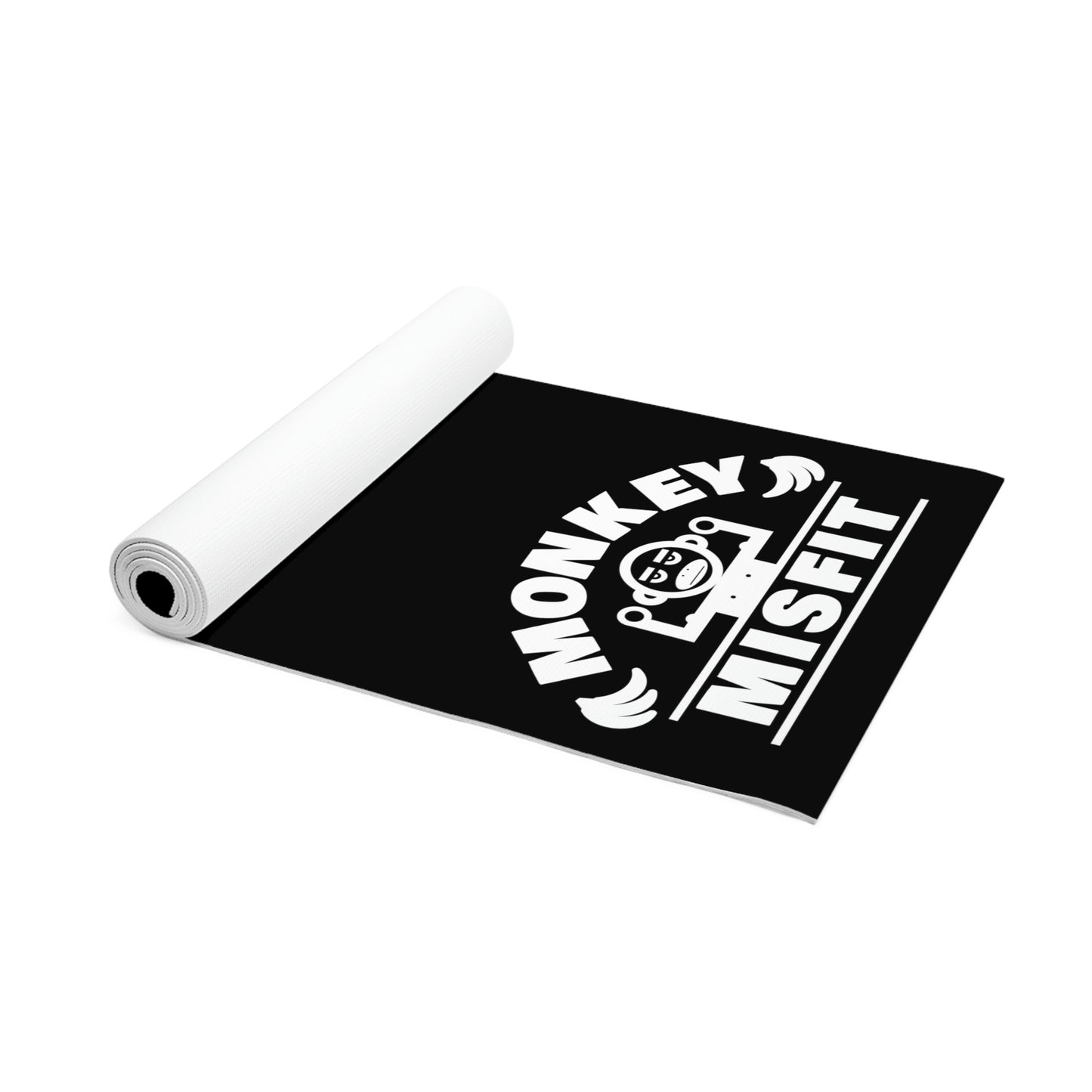 Monkey MisFit Foam Yoga Mat - Black