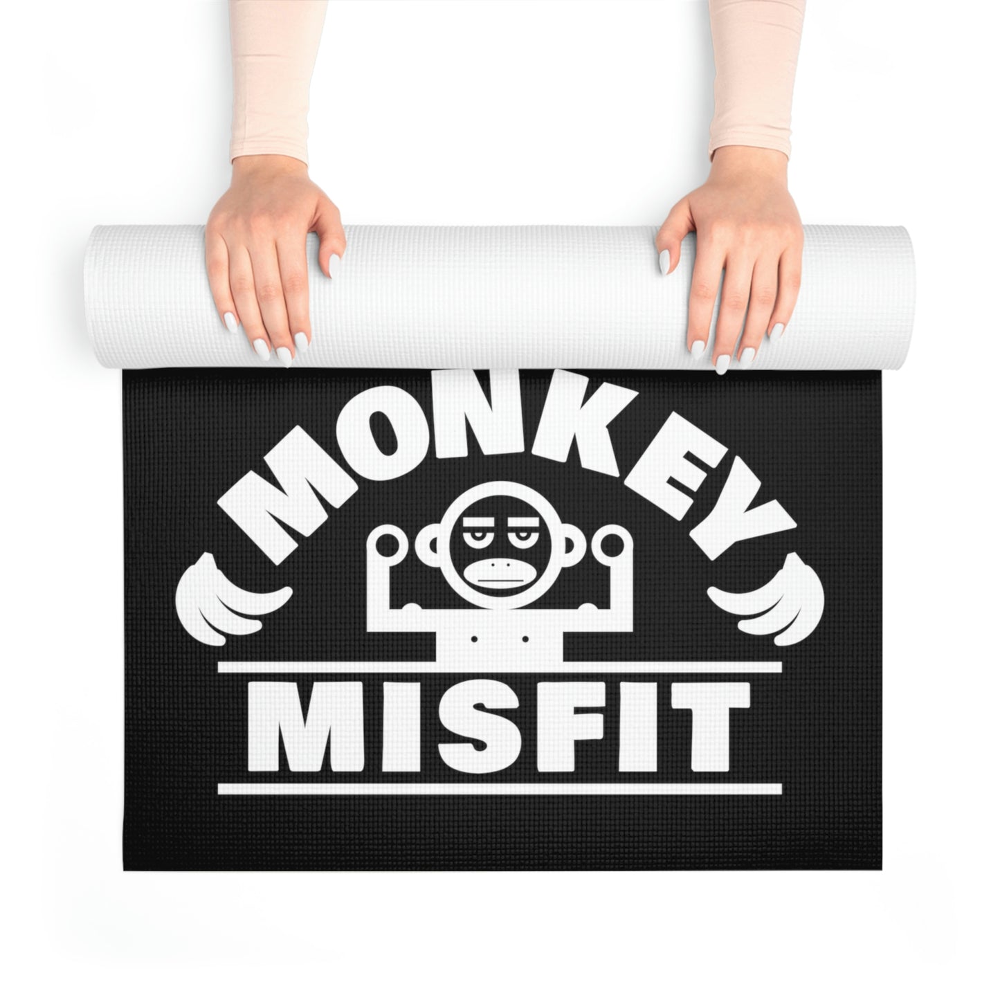 Monkey MisFit Foam Yoga Mat - Black